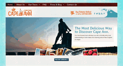 Desktop Screenshot of capeannfoodietours.com